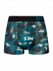 Wolf and Moon - Mens Fitted Trunks - Dedoles
